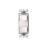 Leviton 1754-2W Individual Switches: 15Amp 120V/Device Total: 20Amp-120V